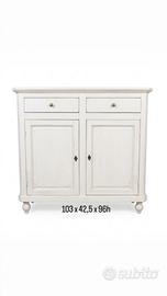 Credenza madia Shabby Chic 2 ante e 2 cassetti (10