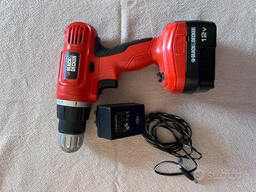 Trapano avvitatore a batteria Black&Decker (12V)