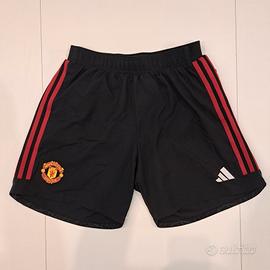 adidas shorts manchester united, taglia M, nero
