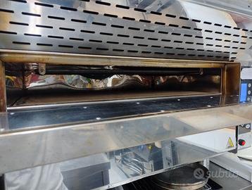 Forno pizza professionale stima XXL 2+2  con cappa