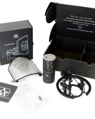 Microfono Studio Aston Origin Black Edition Bundle