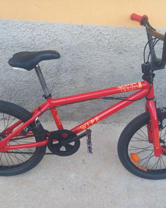 Bicicletta BMX BTWIN CONSERVATA FUNZIONANTE 20"