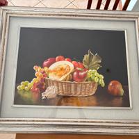 Quadro natura morta autografato