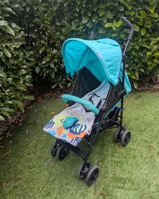 Passeggino chiusura a ombrello