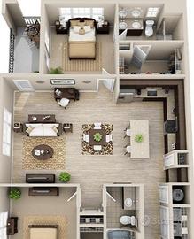 Confortevole quadrilocale a Brinzio