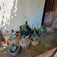 damigiane in vetro varie misure 
