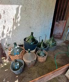 damigiane in vetro varie misure 