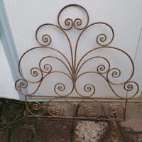 2 testiere per letto singolo in ferro battuto