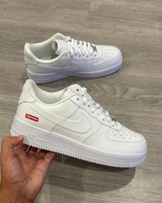 Supreme x Nike Air Force 1 "Box Logo" Bianco 46