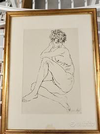 Litografia Corrado Cagli ( 1910-1976 ) TRATTABILE 