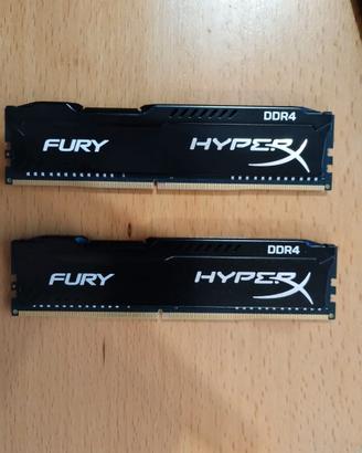 RAM Kingston HyperX Fury DDR4 16GB