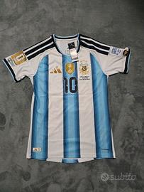 Maglia Argentina Messi World Cup player versiom