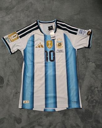 Maglia Argentina Messi World Cup player versiom