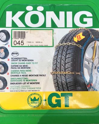 Catene da neve "Konig GT" nuove