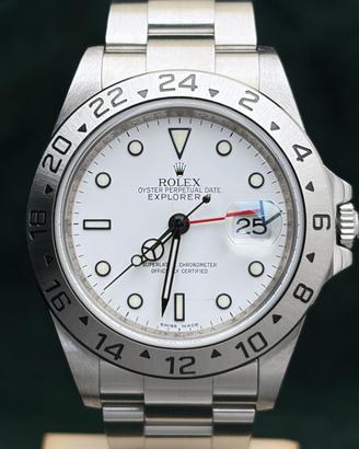 Rolex Explorer II 16570 RRR 3186 Bianco 40 mm