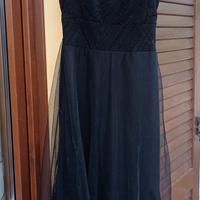 vestito con coda taglia unica abito corto donna