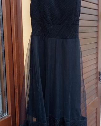 vestito con coda taglia unica abito corto donna