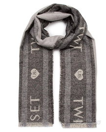 Sciarpa Twinset grigio/argento