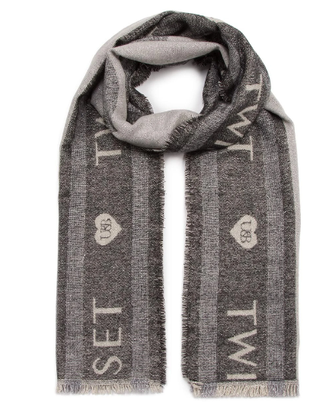 Sciarpa Twinset grigio/argento