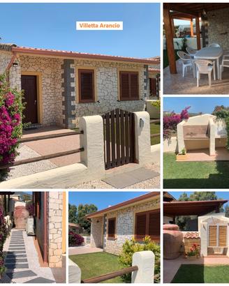 PORTO PINO - Villetta bifamiliare con giardino