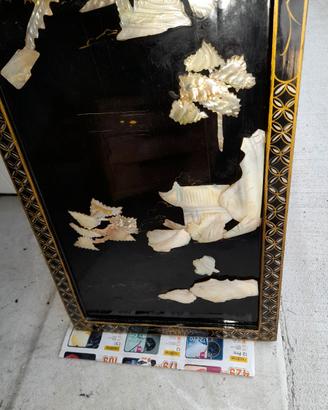 quadro in madreperla in rilievo