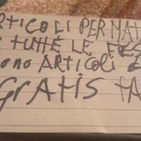 articoli per famiglie ed singol e bambini 