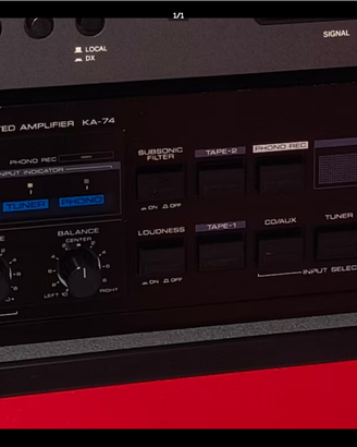 kenwood Ka 74 amplificatore integrato