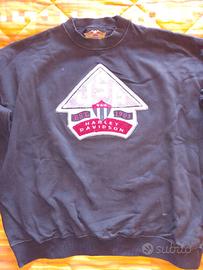 felpa nera Harley Davidson 