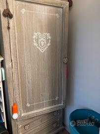 Armadio legno stile rétro vintage