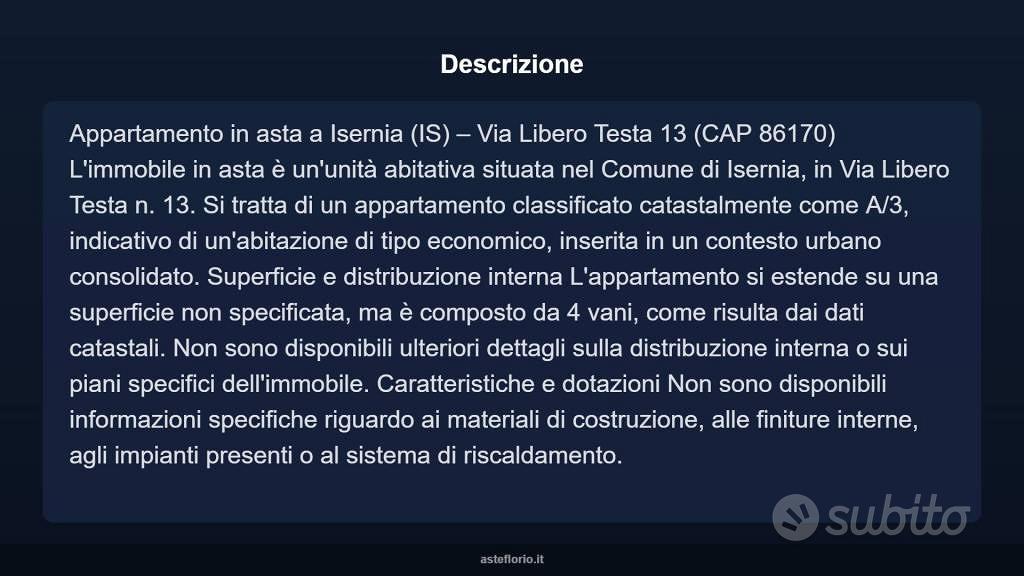 Appartamento – Isernia, Isernia centro, San Lazzaro - Vista 5
