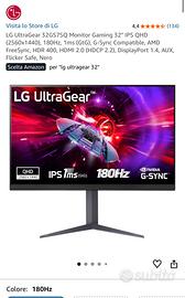 Monitor 32 pollici LG