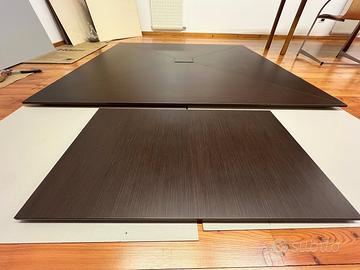 2 piani tavole legno marrone Wenge