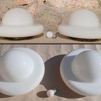 coppia lampade design space age 1970s