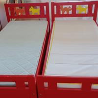 Letto rosso ikea kritter