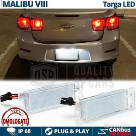 Luci TARGA LED per CHEVROLET MALIBU 8 CANBUS 6500K