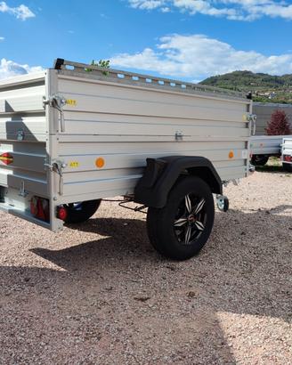 Carrello rimorchio auto mono asse