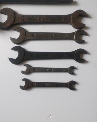 Set chiavi epoca originali Fiat d'epoca vintage 