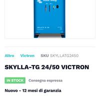 Carica batterie viktron energi per barca