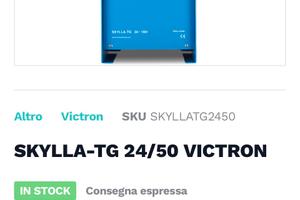 Carica batterie viktron energi per barca