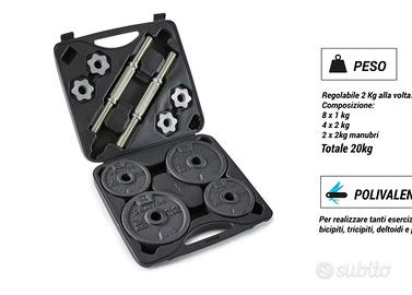 Set 2 manubri Decathlon 20 kg