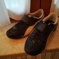 Scarpe in pelle marca puma n. 34 bianco/nero