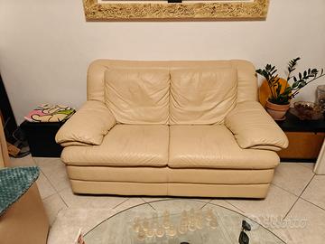 Divano in pelle divani&divani 2 sedute
