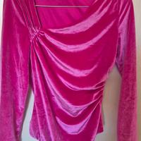 Body in ciniglia fucsia
