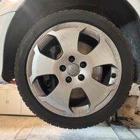 Cerchi 5x112 da 17 + gomme Riken 225/45/17 80%