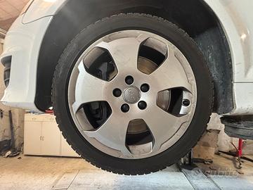 Cerchi 5x112 da 17 + gomme Riken 225/45/17 80%