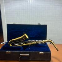 Sax alto Borgani con custodia originale, accessori