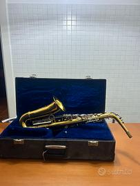 Sax alto Borgani con custodia originale, accessori