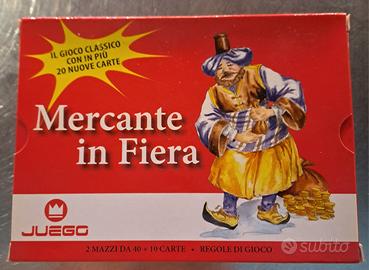 carte da mercante in fiera