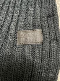 Sciarpa nera Cotton & Silk