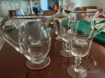 Servizio di bicchieri vintage